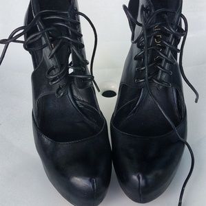 👠ALDO ◇ Leather 'BLACK' Booty👠